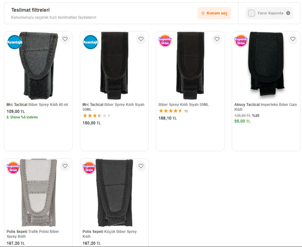 Biber gazındaki fahiş fiyatlara büyük tepki! e-alışveriş siteleri fırsatçıların ilanlarını kaldırdı Biber gazındaki fahiş fiyatlara büyük tepki! e-alışveriş siteleri fırsatçıların ilanlarını kaldırdı - 6. Resim