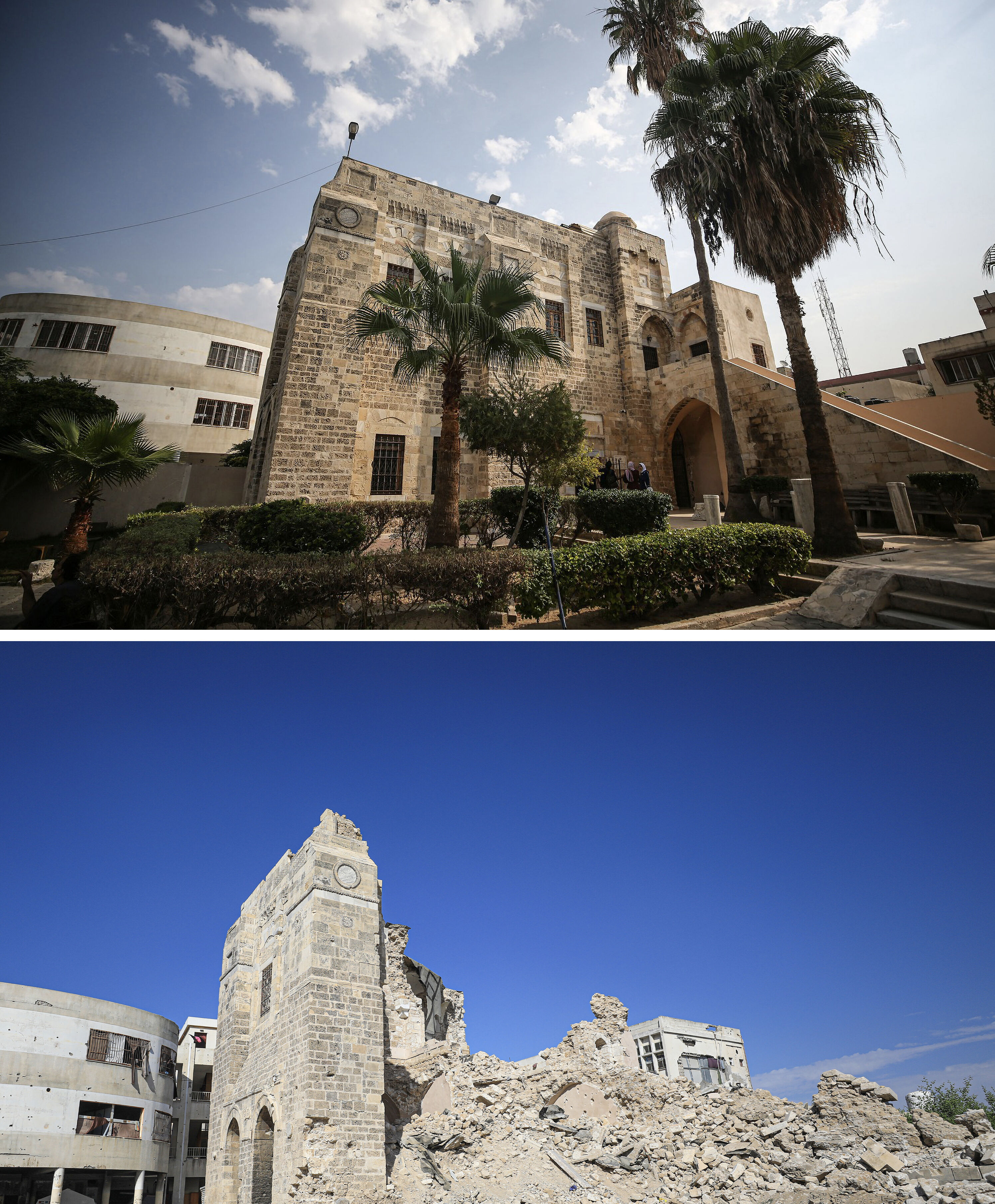 İsrail 1 yılda her şeyi yok etti! Gazze'de yıkımın boyutunu gözler önüne seren kareler - 2. Resim