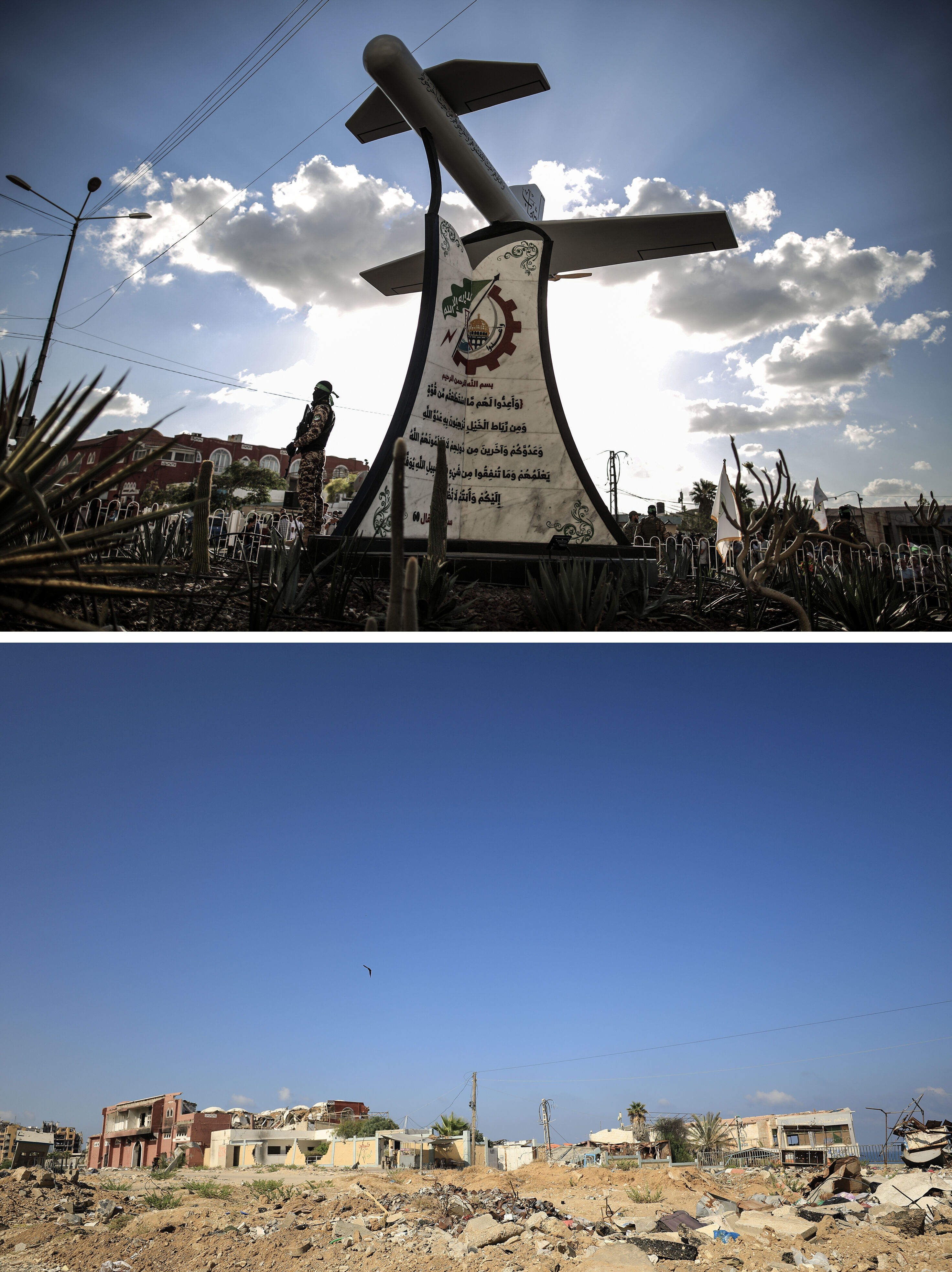 İsrail 1 yılda her şeyi yok etti! Gazze'de yıkımın boyutunu gözler önüne seren kareler - 6. Resim