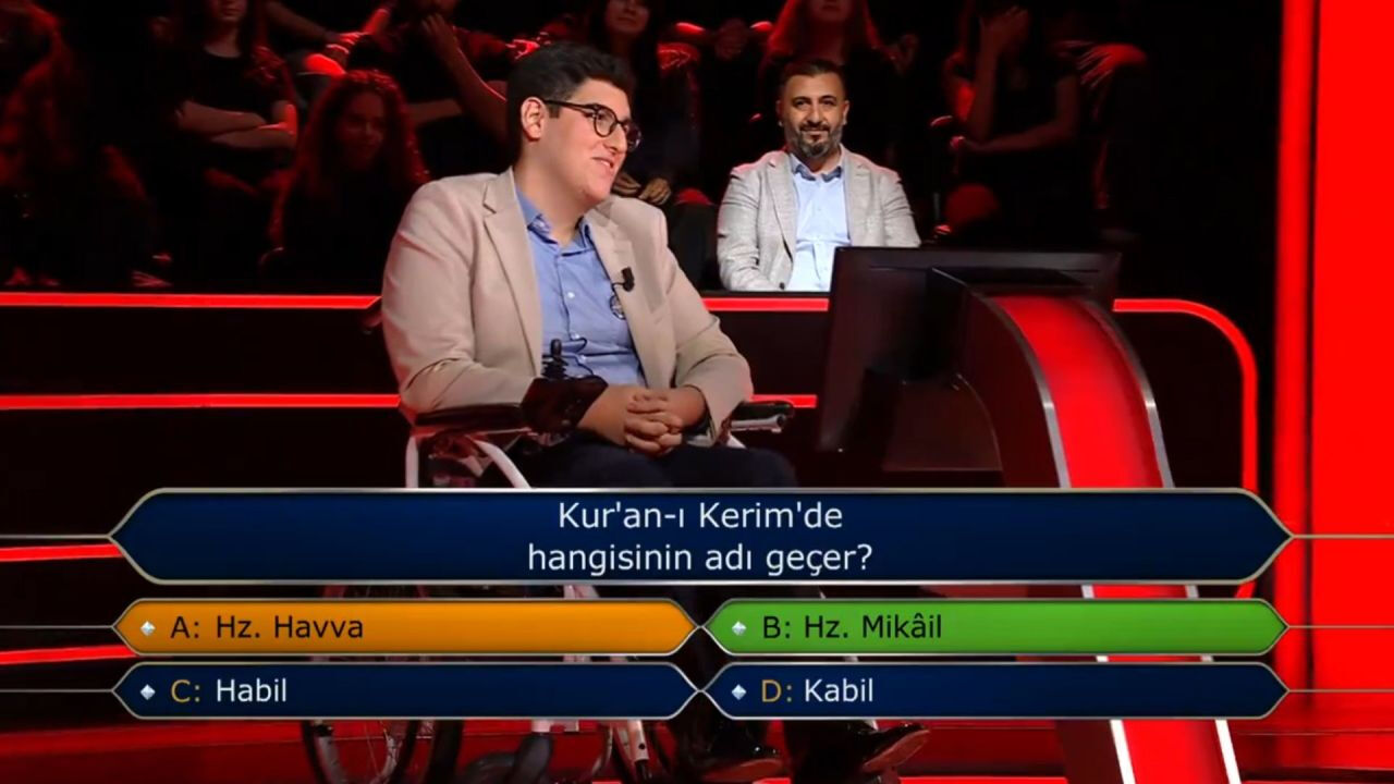 Milyoner'de tarihi gece! 1 milyon TL'lik 'Kur'an-ı Kerim' sorusunun cevabı - 1. Resim