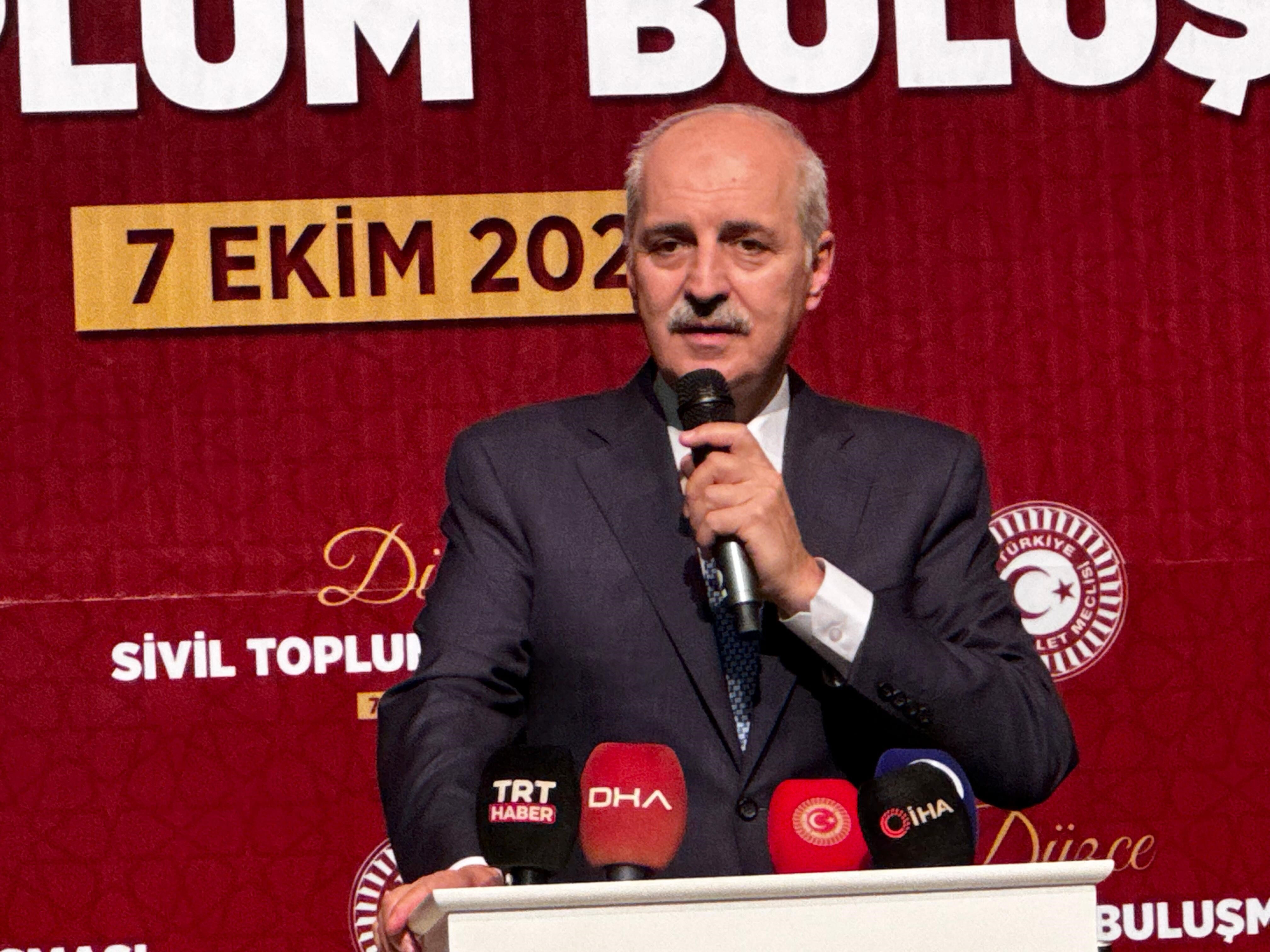 TBMM Başkanı Kurtulmuş'tan 'arz-ı mevud' çıkışı! Türkiye asla izin vermeyecek - 1. Resim