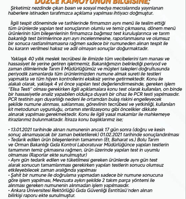 Vatandaşa domuz eti mi yedirdiler? Ünlü firmadan açıklama Vatandaşa domuz eti mi yedirdiler! Ünlü firmadan açıklama - 2. Resim