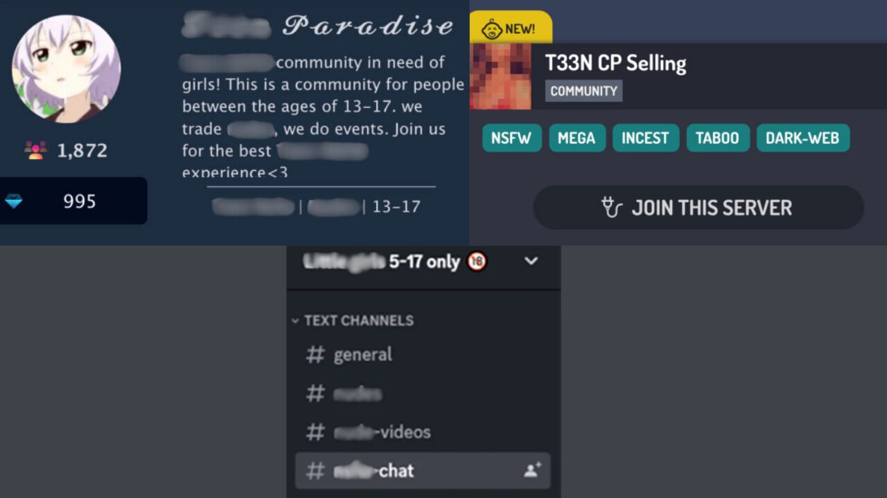 Gördüğümüz, buzdağının sadece görünen kısmı! Çocuk istismarcıları Discord’u kötü amaçlı kullanıyor Discord halka açık sunucular