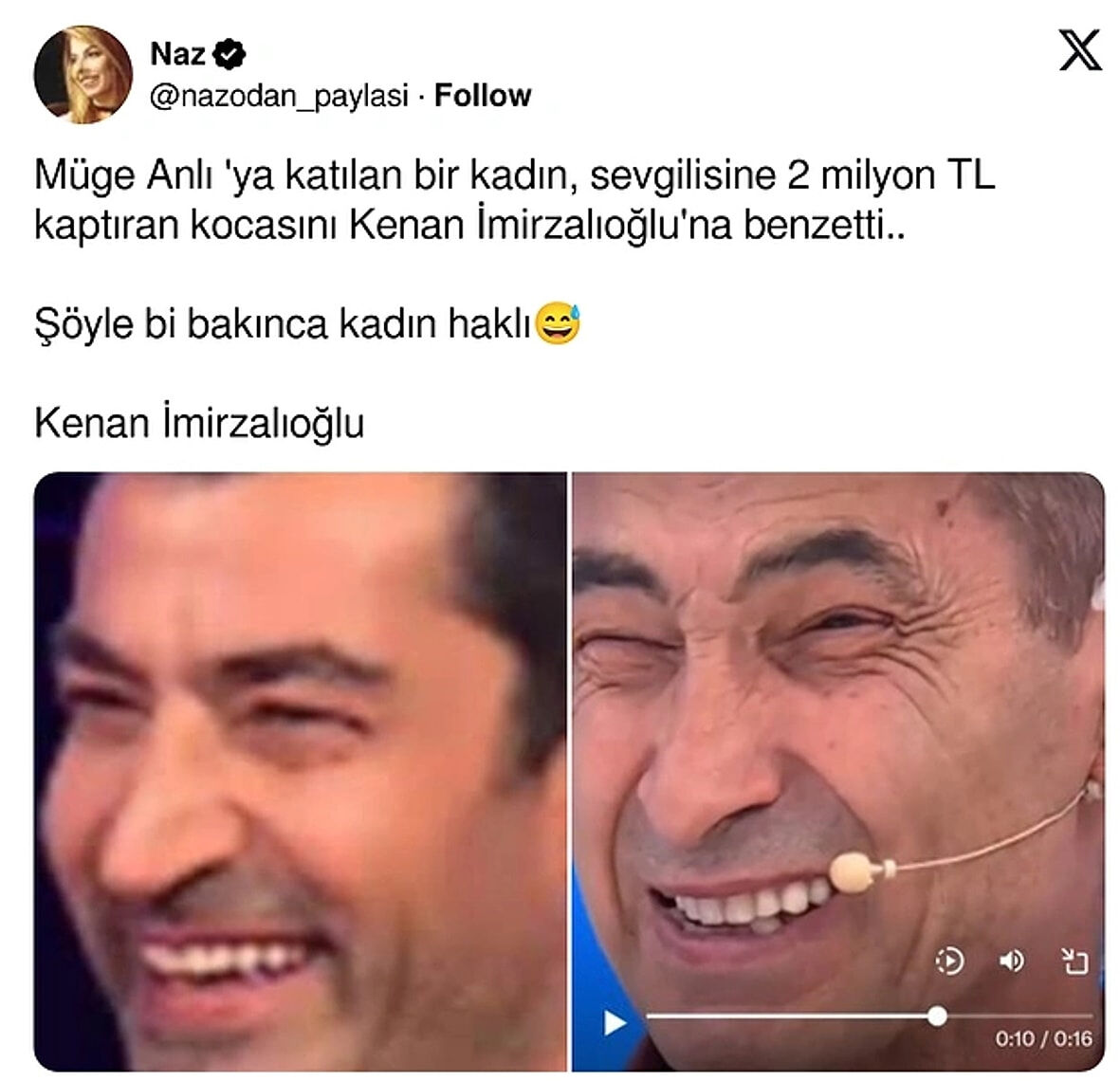 Müge Anlı'nın konuğu “Kocam Kenan İmirzalıoğlu’na benziyor” dedi! Sosyal medyadaki espriler kırdı geçirdi - 5. Resim