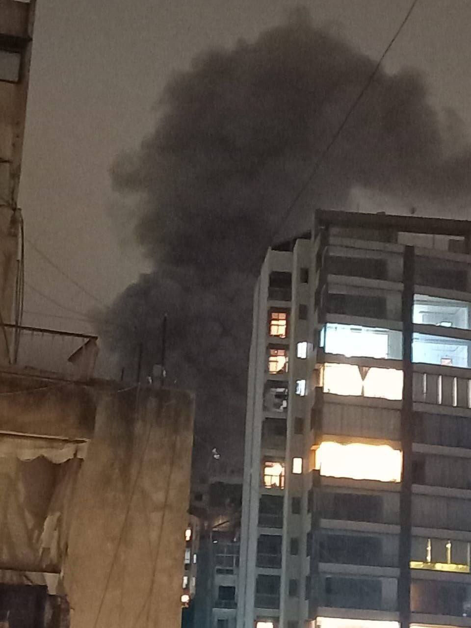 İsrail'den Beyrut'un merkezine hava saldırısı! Lübnan halkı doğrudan vuruldu - 2. Resim