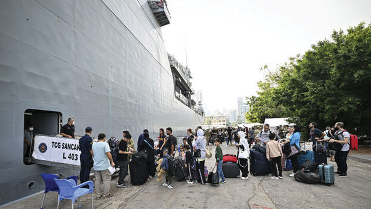 Türkiye, Lübnan Beyrut'taki vatandaşlarını tahliyeye devam ediyor - 2. Resim