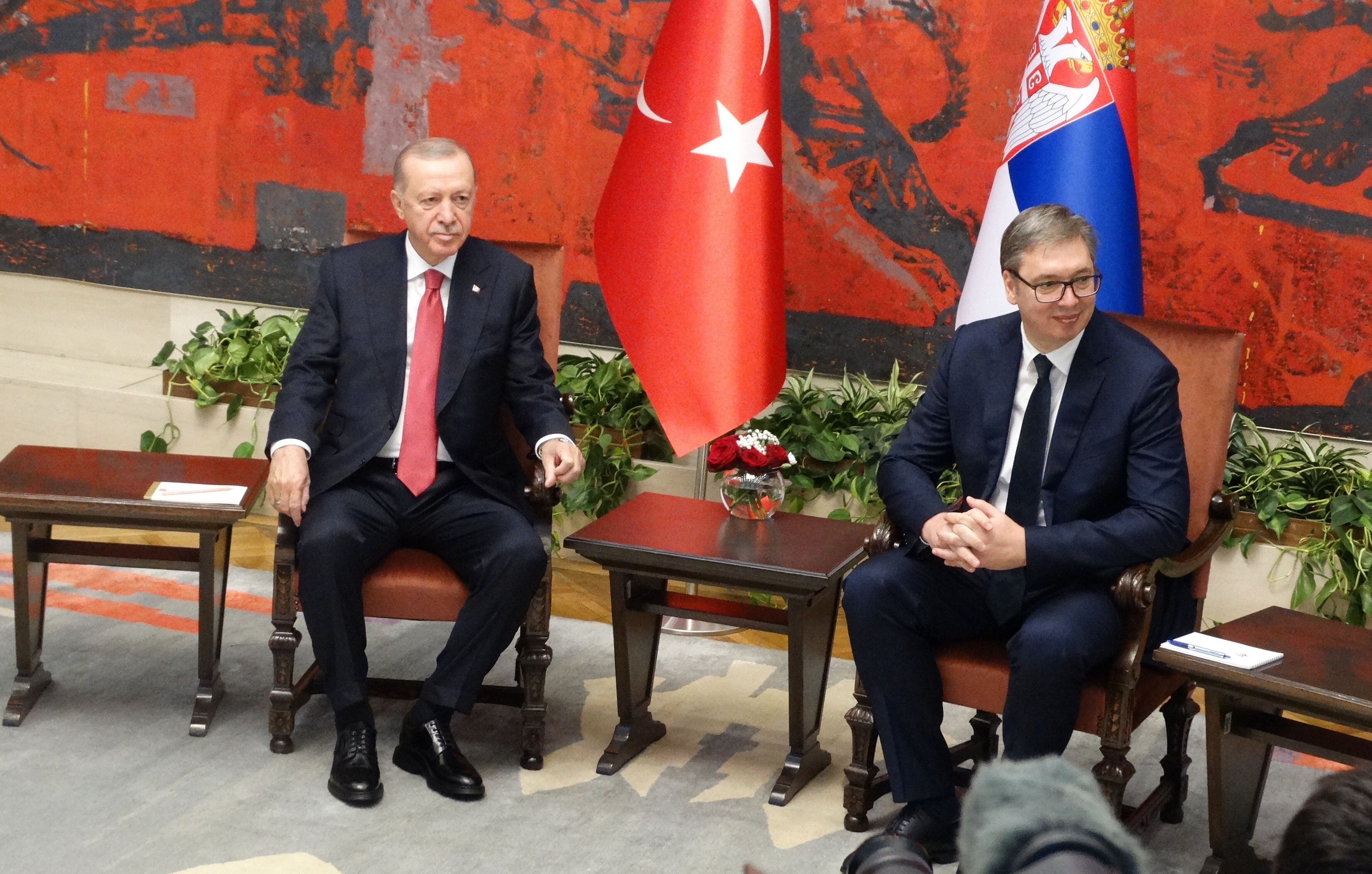 Cumhurbaşkanı Erdoğan, Sırbistan Cumhurbaşkanı Vucic ile görüştü - 1. Resim