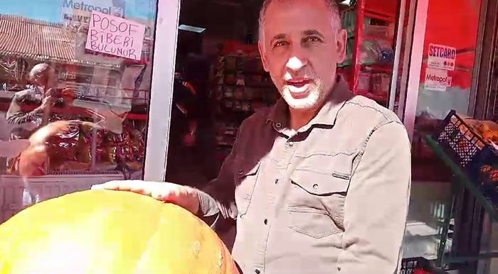 Dev kabağı görenler gözlerine inanamadı - 1. Resim