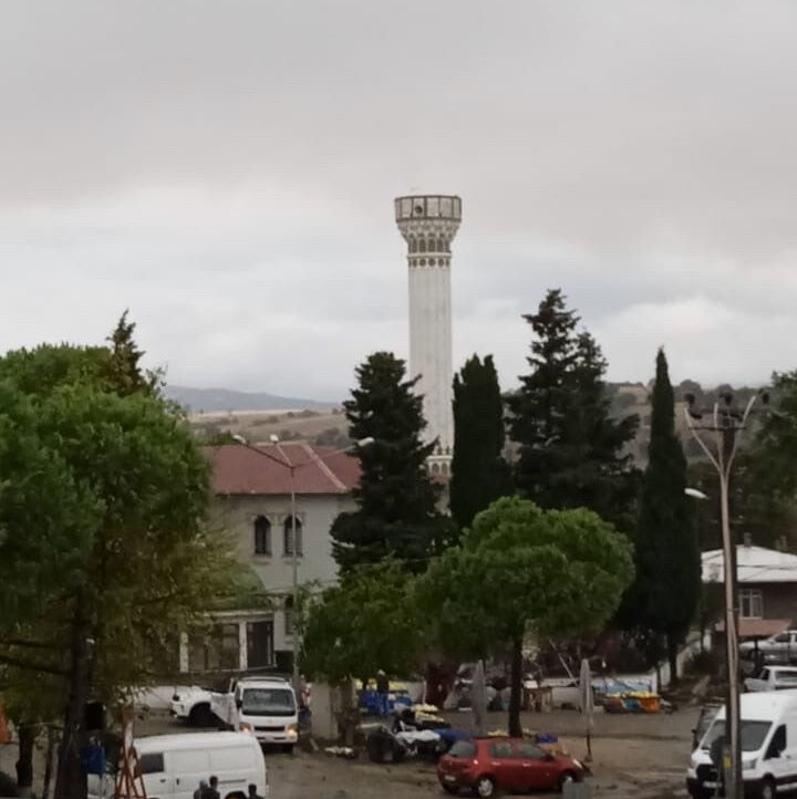 Her şey 10 dakikada oldu!  Çanakkale'yi sağanak yağış, fırtına, dolu, yıldırım vurdu - 3. Resim