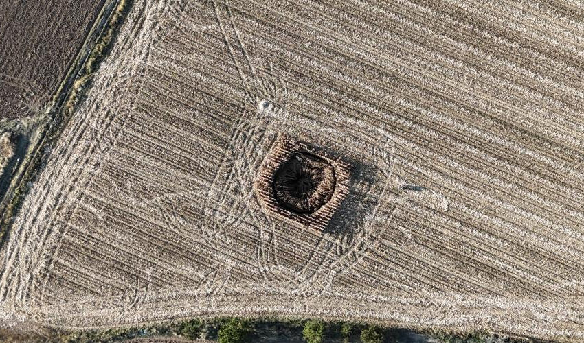 Mısır tarlasında oluştu, görenler şaşkına döndü! Bir ev büyüklüğünde... Mısır tarlasında oluştu, görenler şaşkına döndü! Bir ev büyüklüğünde... - 4. Resim
