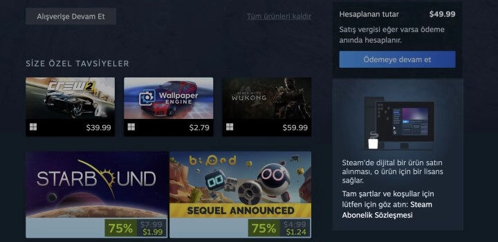 Steam’den oyun satın alanlar dikkat! Artık sadece lisans alıyorsunuz - 1. Resim