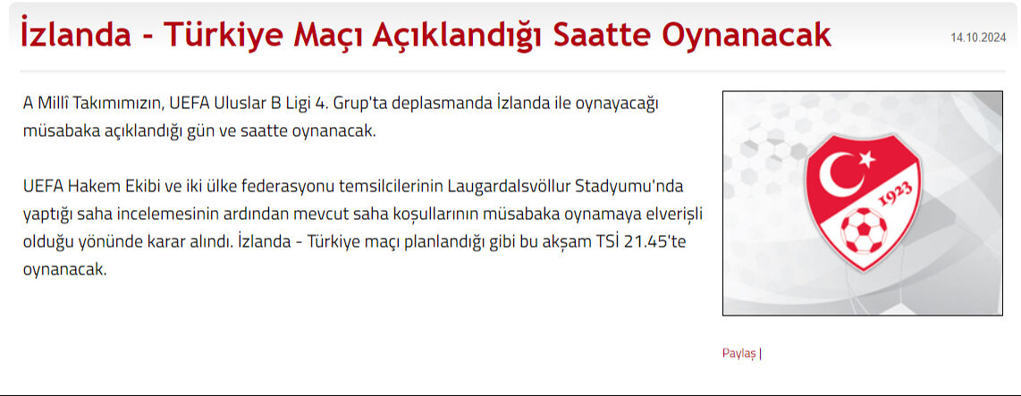 İzlanda-Türkiye maçı için son karar verildi! UEFA resmen duyurdu - 7. Resim