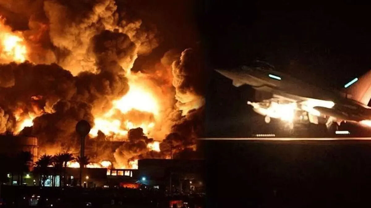 Yemen'e hava saldırıları! ABD ve İngiltere Hudeyde'ye bomba yağdırdı - 4. Resim