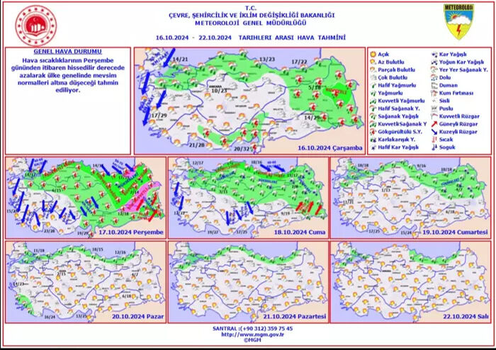Meteoroloji tarih verdi, kar geliyor! Sıcaklıklar 12 derece birden düşecek - 1. Resim
