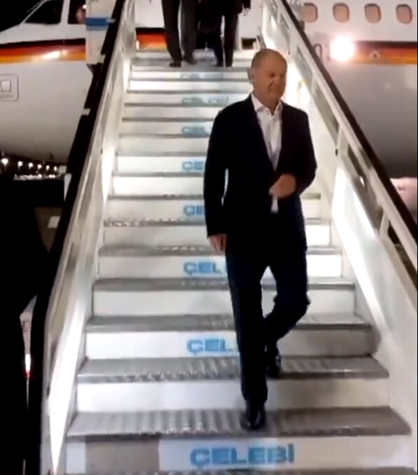 Almanya Başbakanı Olaf Scholz, Türkiye'de! - 1. Resim