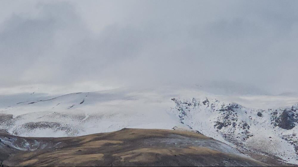 Bitlis'e kar yağdı, Süphan Dağı beyaz örtüyle kaplandı - 2. Resim