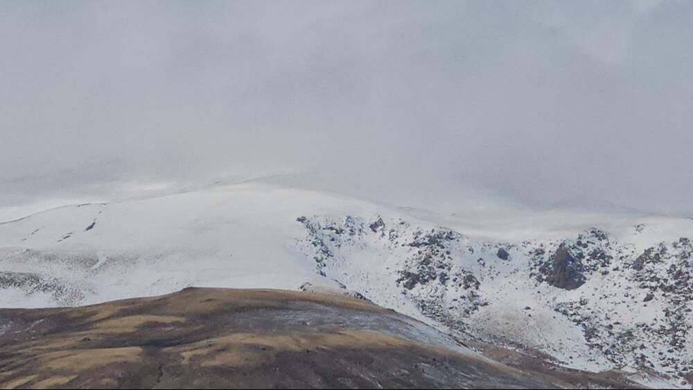 Bitlis'e kar yağdı, Süphan Dağı beyaz örtüyle kaplandı - 1. Resim
