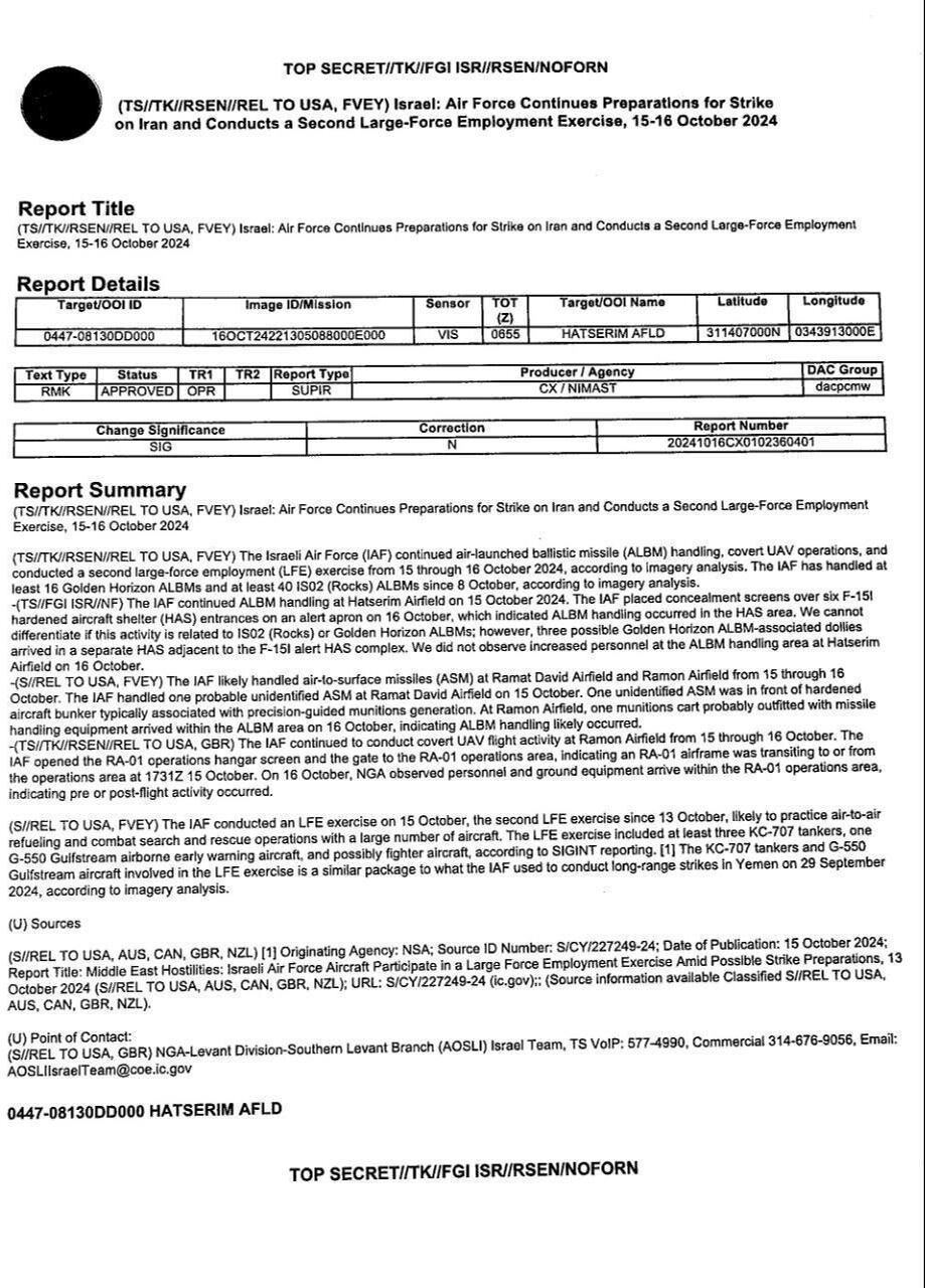 İran'a misilleme planları sızdırıldı! Biden İsrail'in ne zaman ve nasıl saldıracağını bildiğini söyledi İran'a misilleme planları sızdırıldı! Biden ne zaman ve nasıl saldıracağını bildiğini söyledi - 1. Resim