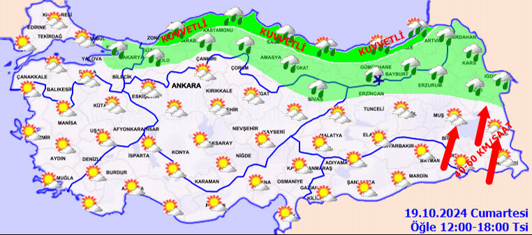Meteoroloji'den son tahminler! Sağanak, fırtına, don, sis ve pus uyarısı yapıldı - 4. Resim