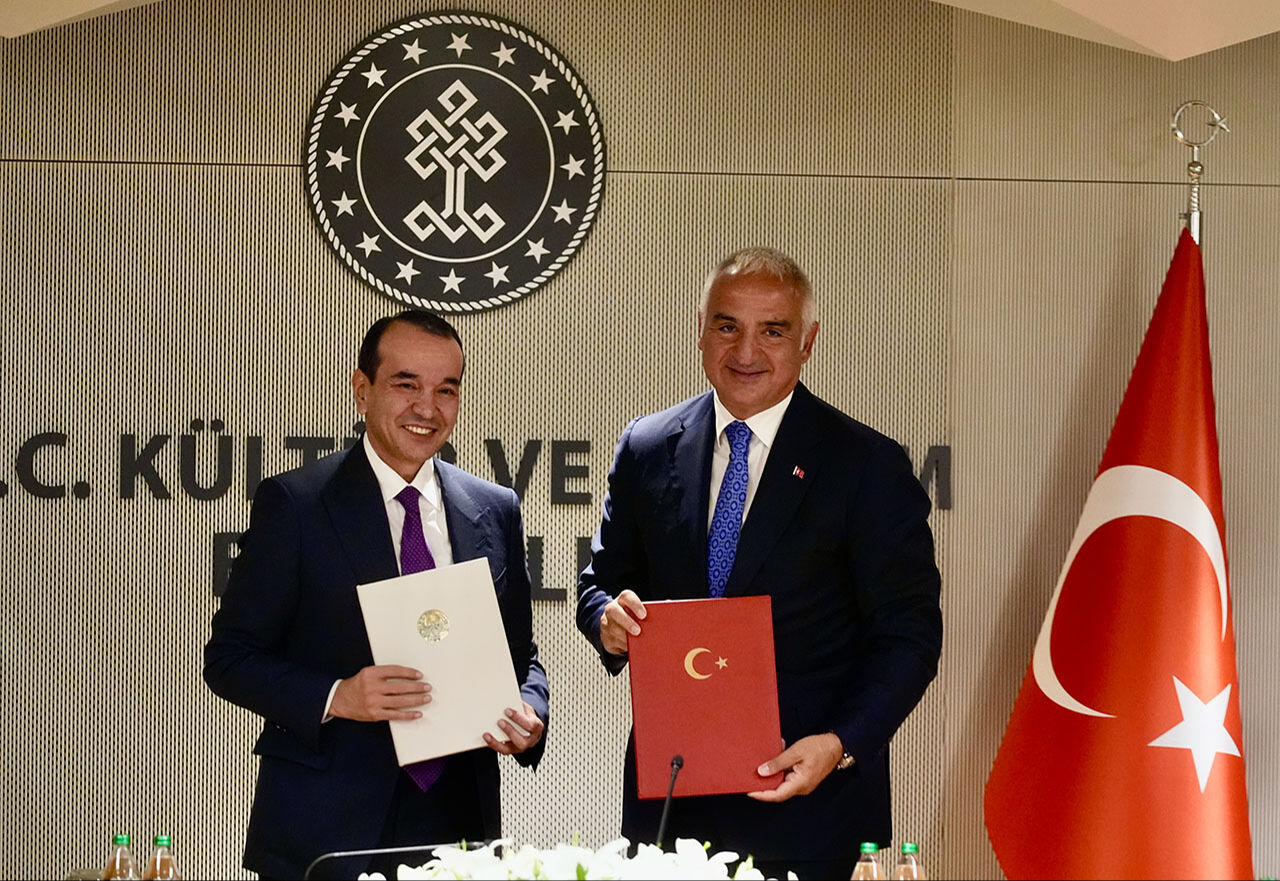 Özbekistan'la kültürel eylem planı imzalandı! Bakanı Nazarbekov: Büyük başarılar elde edebileceğiz - 1. Resim