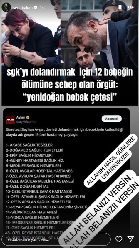 ‘Yenidoğan çetesi’ skandalına tepkiler büyüyor! Ünlüler yaşanan vicdansızlığa ateş püskürdü - 4. Resim