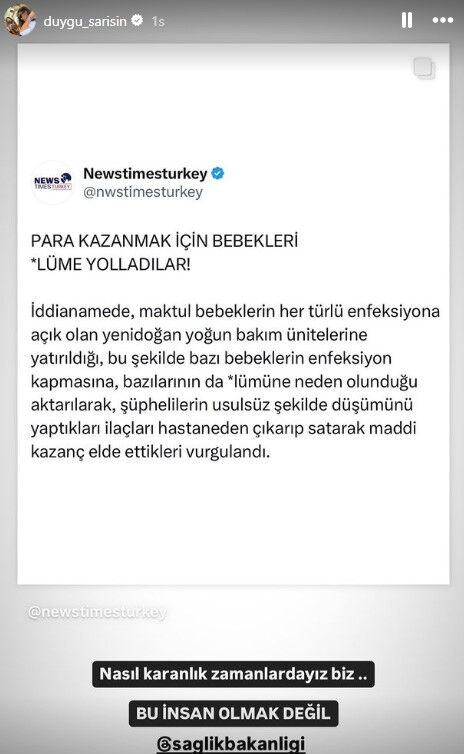 ‘Yenidoğan çetesi’ skandalına tepkiler büyüyor! Ünlüler yaşanan vicdansızlığa ateş püskürdü - 2. Resim