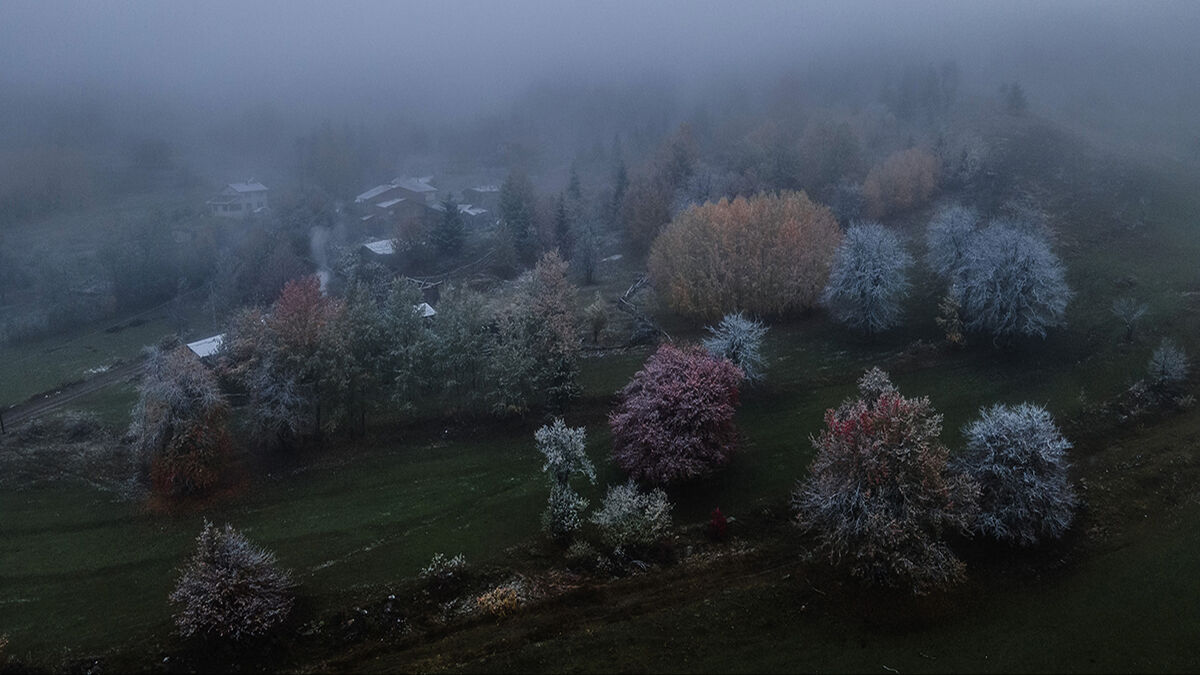 Arşivlik kareler | Mevsimler bir arada! Artvin kar yağışı bütün renkleri ortaya çıkardı - 3. Resim