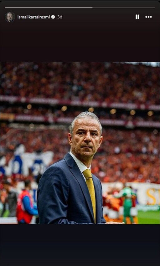 İsmail Kartal'dan dikkat çeken paylaşım! Sosyal medyada gündem oldu İsmail Kartal'dan dikkat çeken paylaşım! Sosyal medyada gündem oldu - 1. Resim