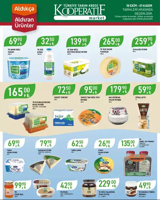 Tarım Kredi Kooperatif Market'ten Ekim ayında dev indirim! Dana kangal sucuk, beyaz peynir, yoğurt... - 3. Resim
