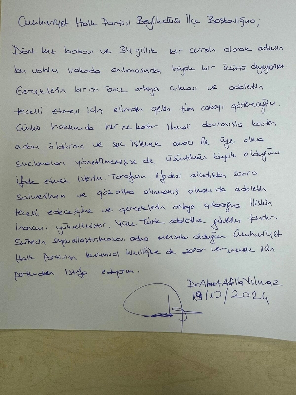 Yenidoğan Çetesi skandalında adı geçen İBB Meclis Üyesi Ahmet Atilla Yılmaz CHP’den istifa etti Yenidoğan Çetesi skandalında adı geçen İBB Meclis Üyesi Ahmet Atilla Yılmaz CHP’den istifa etti - 4. Resim