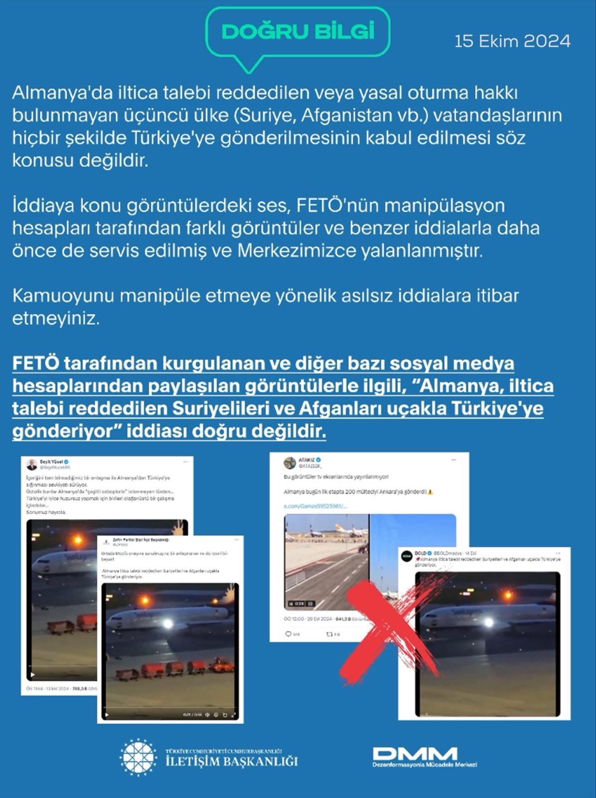 Almanya Türkiye'ye sığınmacı mı gönderiyor? Fahrettin Altun, CHP lideri Özel'i yalanladı - 4. Resim