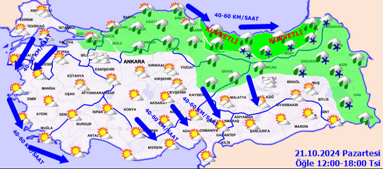 Meteoroloji saat vererek uyardı! O illerde yoğun kar yağışı bekleniyor - 7. Resim