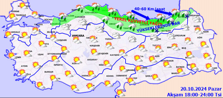 Meteoroloji saat vererek uyardı! O illerde yoğun kar yağışı bekleniyor - 3. Resim