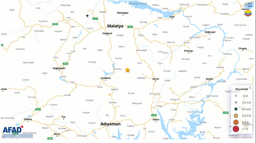 Adıyaman'da korkutan deprem! AFAD ve Kandilli ilk verileri açıkladı Adıyaman'da korkutan deprem! AFAD ve Kandilli ilk verileri açıkladı - 1. Resim