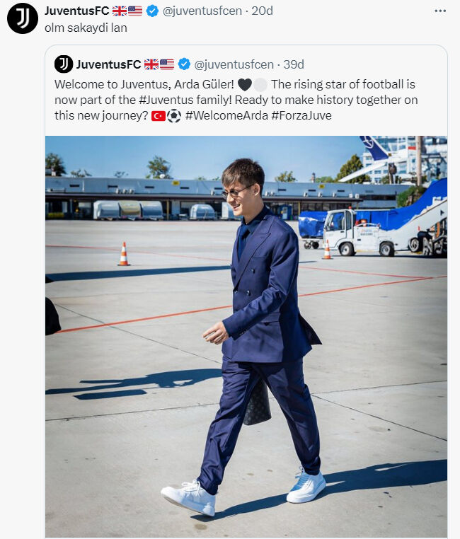 Juventus'un hesabını hackleyip Arda Güler'i transfer ettiler! Sosyal medyayı karıştıran paylaşım - 4. Resim
