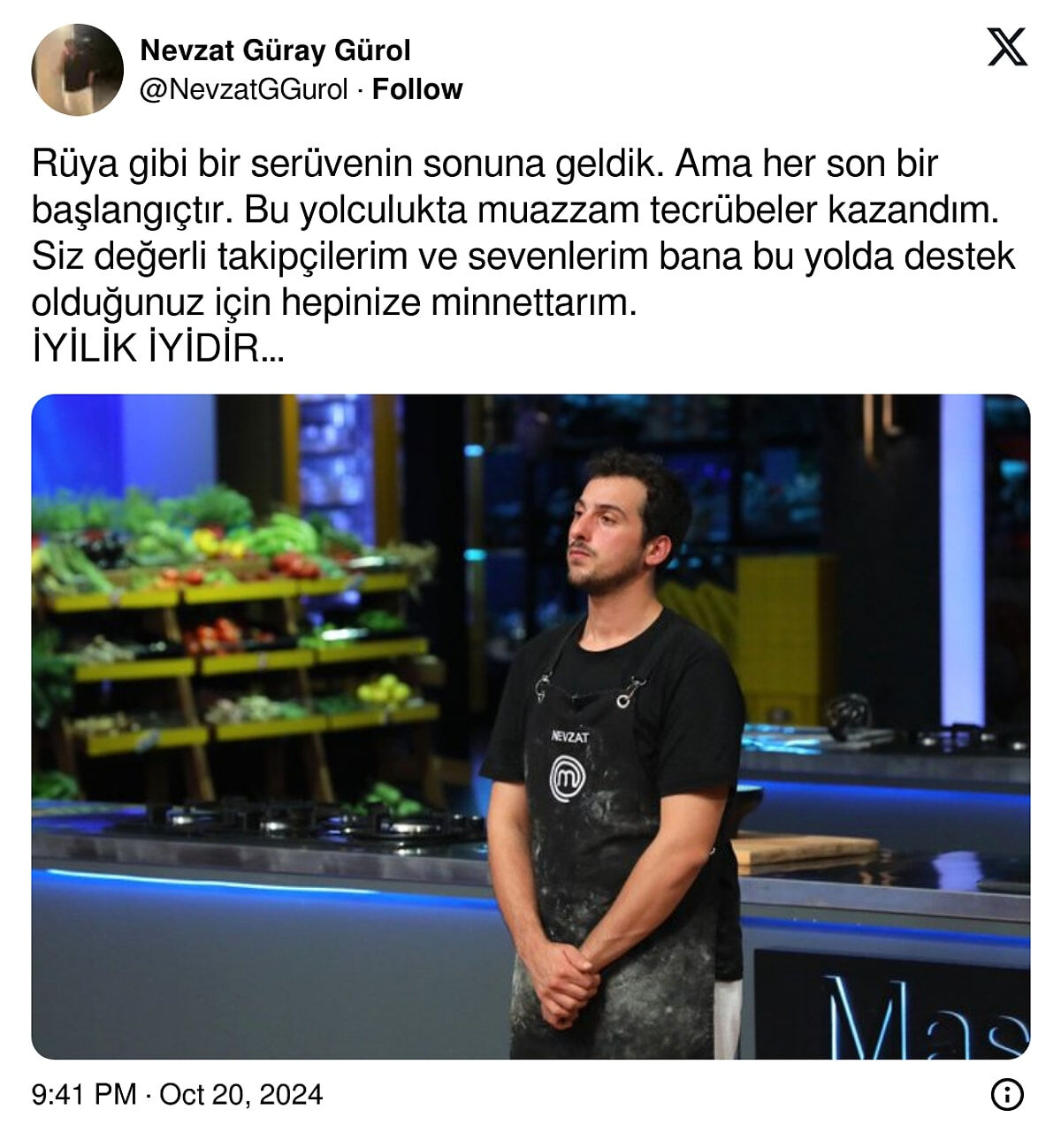 MasterChef'te elenen isim çok konuşuldu! Paylaşımı olay oldu - 3. Resim