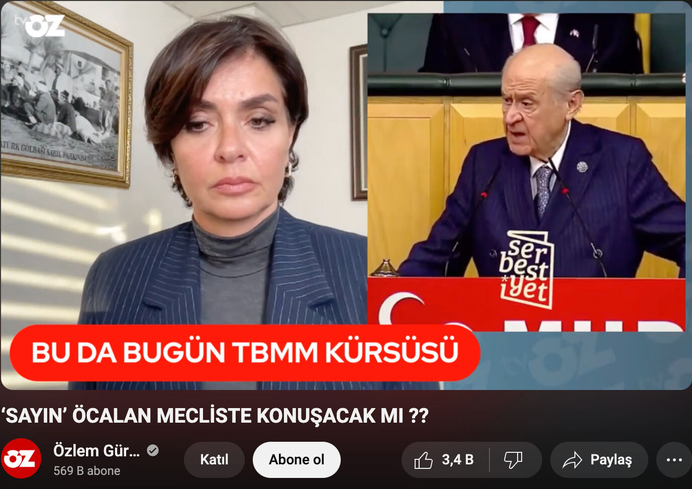 PKK elebaşına seslendi! Öcalan Meclis'te konuşsun diyen kim? PKK elebaşına seslendi! Öcalan Meclis'te konuşsun diyen kim? - 2. Resim