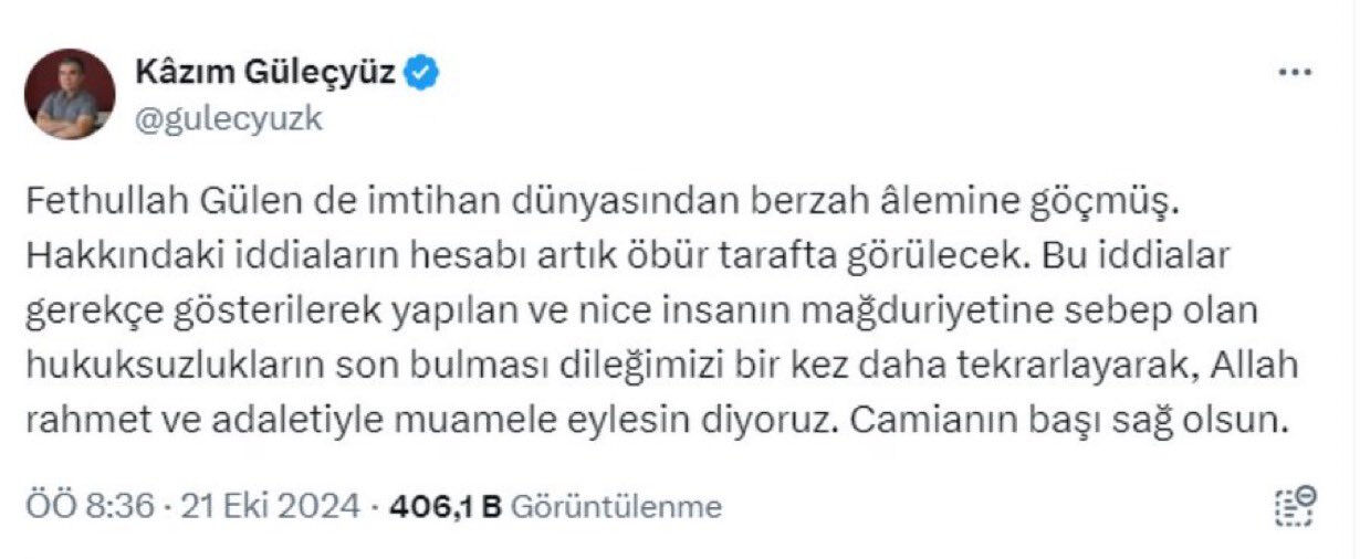 Fetullah Gülen'i öven Yeni Asya Genel Yayın Yönetmeni Kazım Güleçyüz gözaltına alındı - 2. Resim