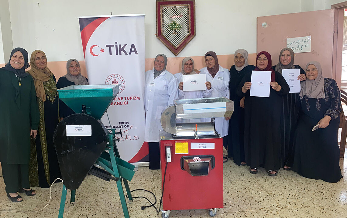 Filistin'e TİKA desteği! Üretim faaliyetlerini desteklemek için ekipman sağlandı Filistin'e TİKA desteği! Üretim faaliyetlerini desteklemek için ekipman sağlandı - 3. Resim