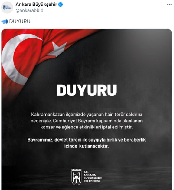 29 Ekim Cumhuriyet Bayramı'nda belediyeler konser ve etkinlik yapacak mı? Ankara ve İzmir'den açıklama geldi, gözler İstanbul'da - 1. Resim