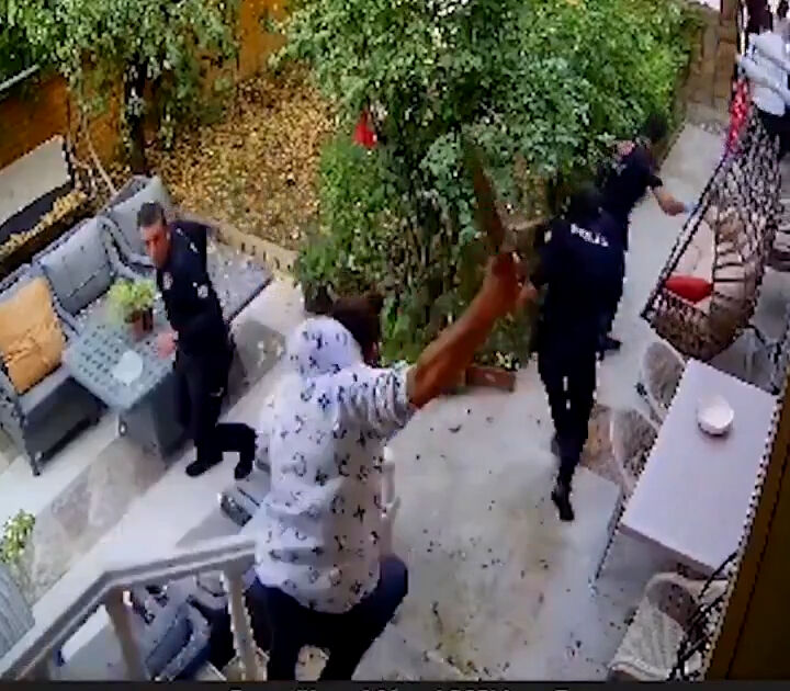 Konya'da ihbar üzerine gelen polisi 7 kez bıçaklayan zanlı 