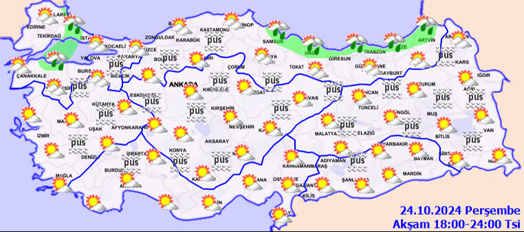 Meteoroloji saat vererek uyardı! İstanbul dahil pek çok ile yağmur geliyor - 1. Resim
