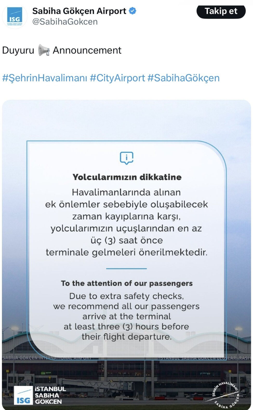 TUSAŞ saldırısının ardından yeni karar! Havalimanlarında turuncu alarm verildi - 1. Resim