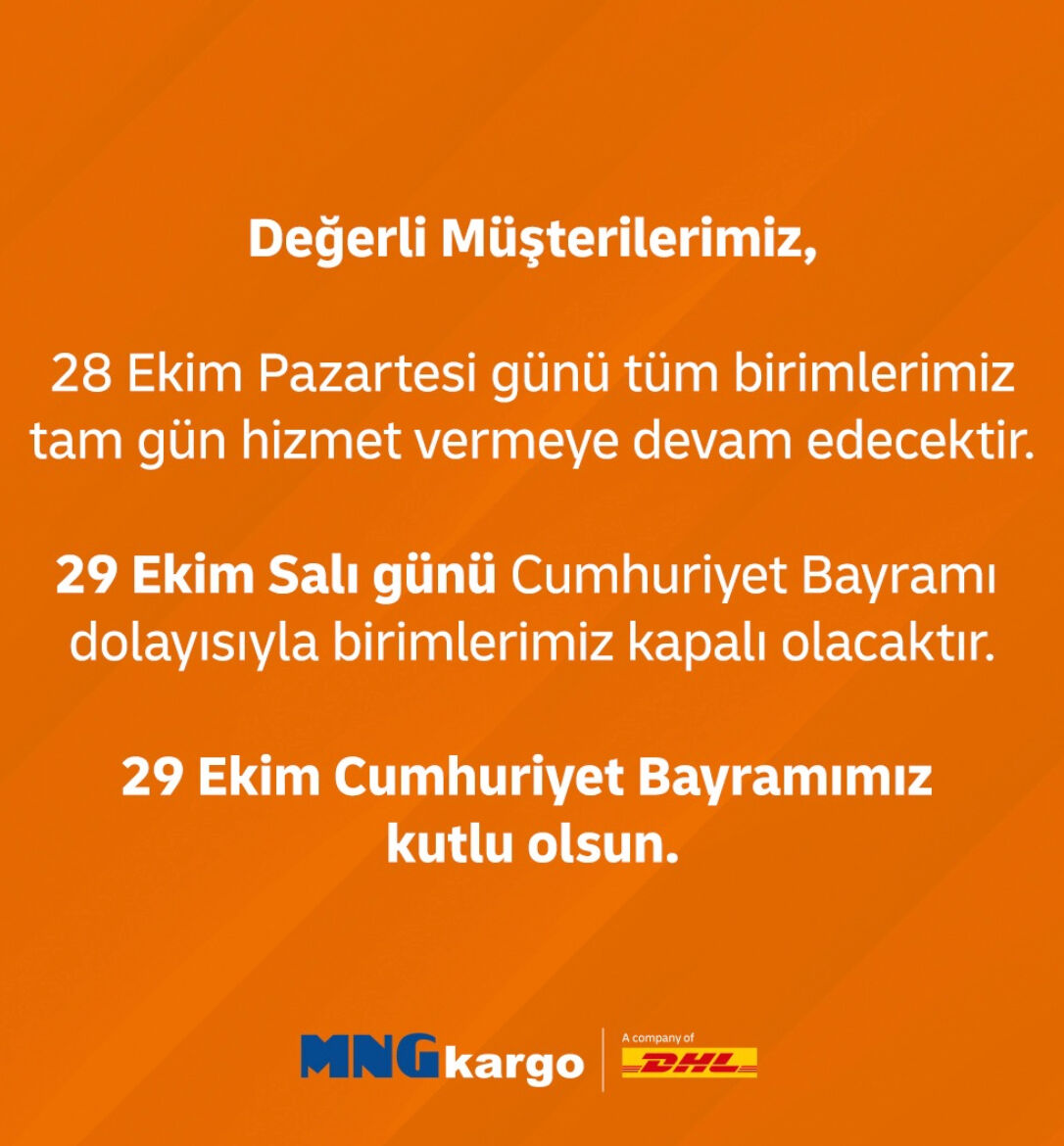 28 Ekim Pazartesi kargolar açık mı? Kargo ve şubelerin çalışma saatleri belli oldu  - 6. Resim