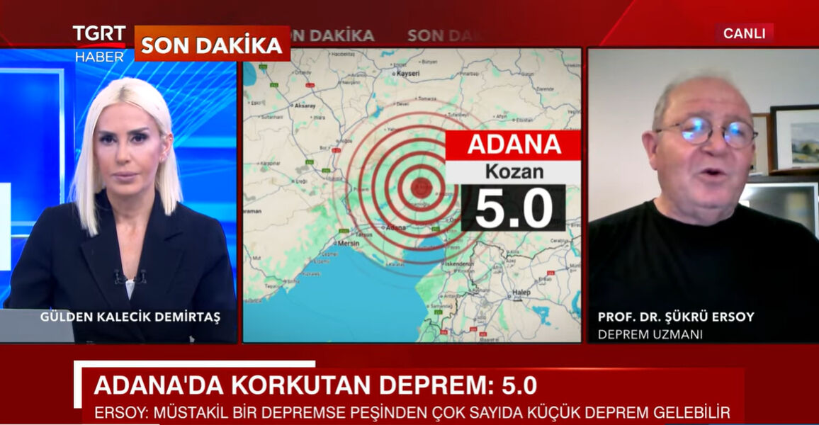 Deprem uzmanı Şükrü Ersoy, Adana depremi sonrası uyardı: 