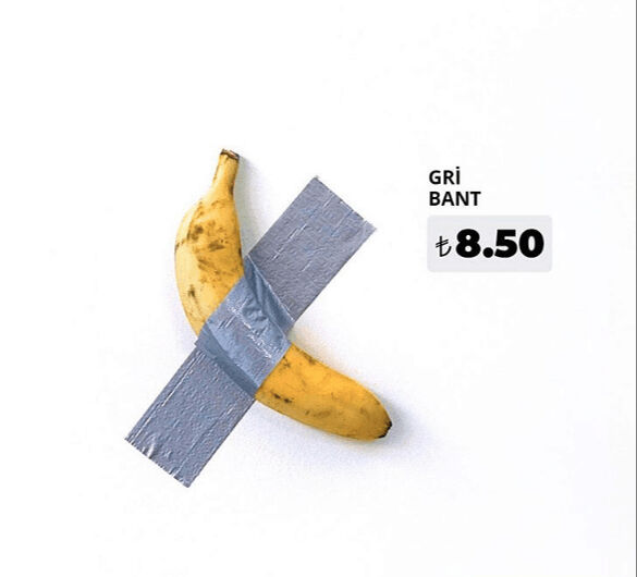 Duvardaki muz yeniden satışta: Tahmini fiyat 1,5 milyon dolar - 2. Resim