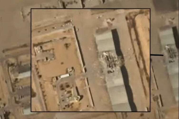İsrail'in vurduğu İran Nevatim Hava Üssü'nün uydu görüntüleri ortaya çıktı - 3. Resim