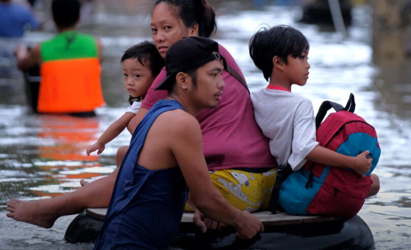 Trami Tropik Fırtınas Filipinler'e ölüm getirdi! Kent sular altında kaldı - 4. Resim