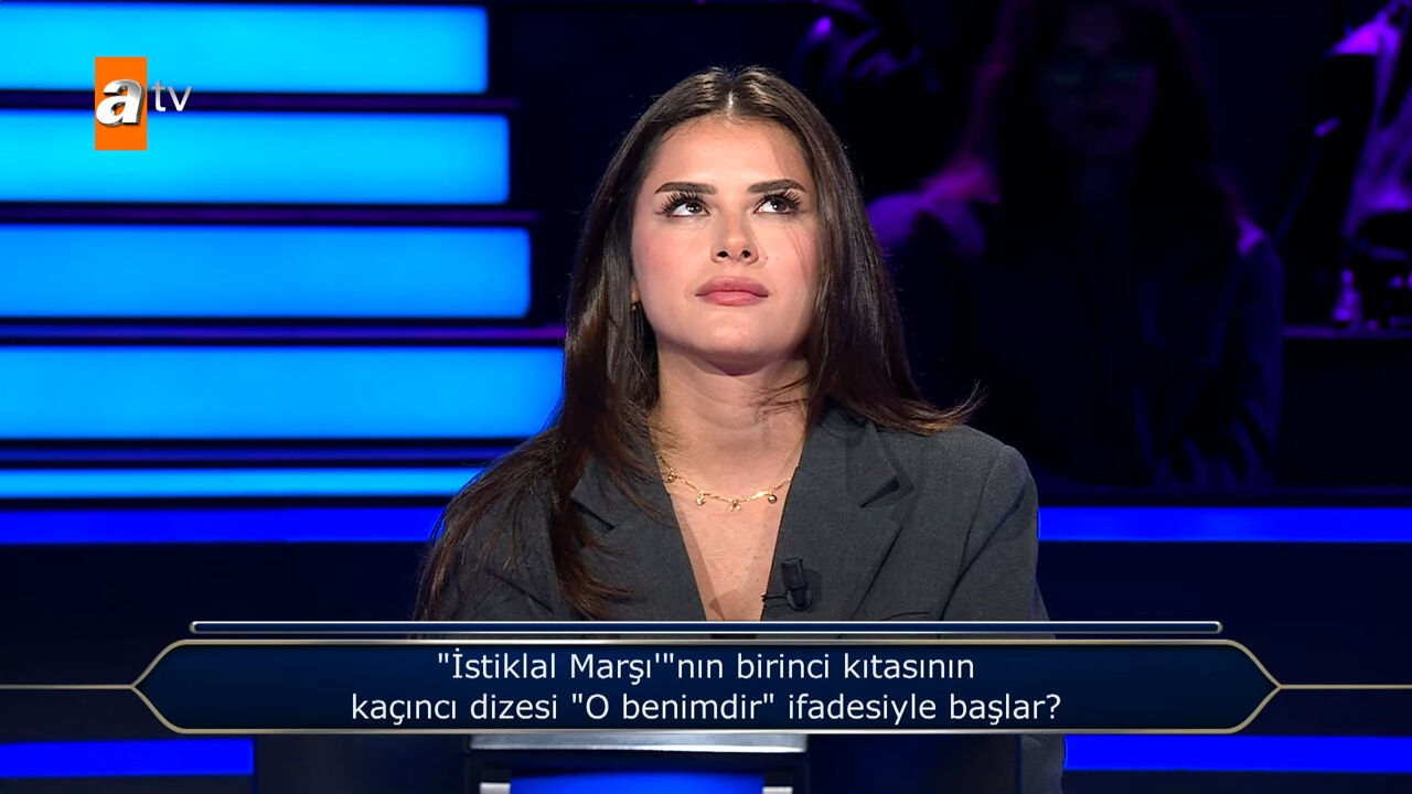 Milyoner’de İstiklal Marşı sorusunu bilemedi, Oktay Kaynarca’yı şaşırttı - 2. Resim