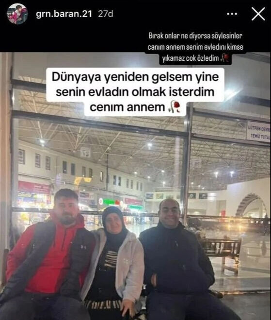 3 paylaşım yapıp 45 dakika sonra silmişti! Narin'in ağabeyi Baran Güran, sessizliğini bozdu - 1. Resim